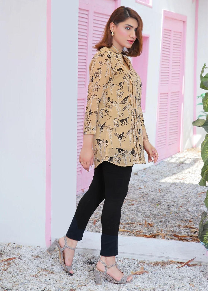 73 Degree  Pret Printed Georgette Top A-964 Evo