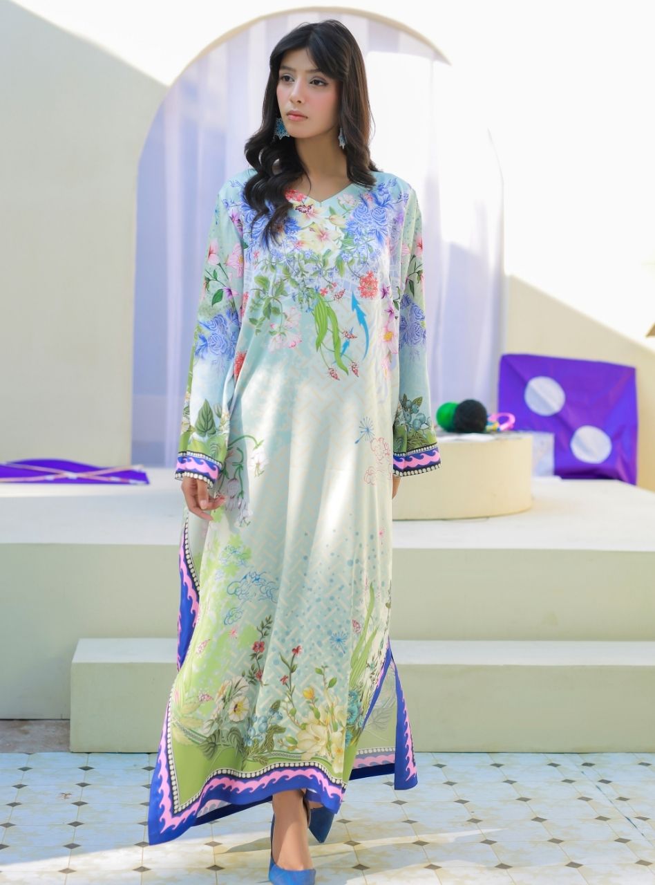 Printnation by Anayra Amal Unstitched Printed Ploy Raw Silk 1 Piece Pattern Play - Casual Collection