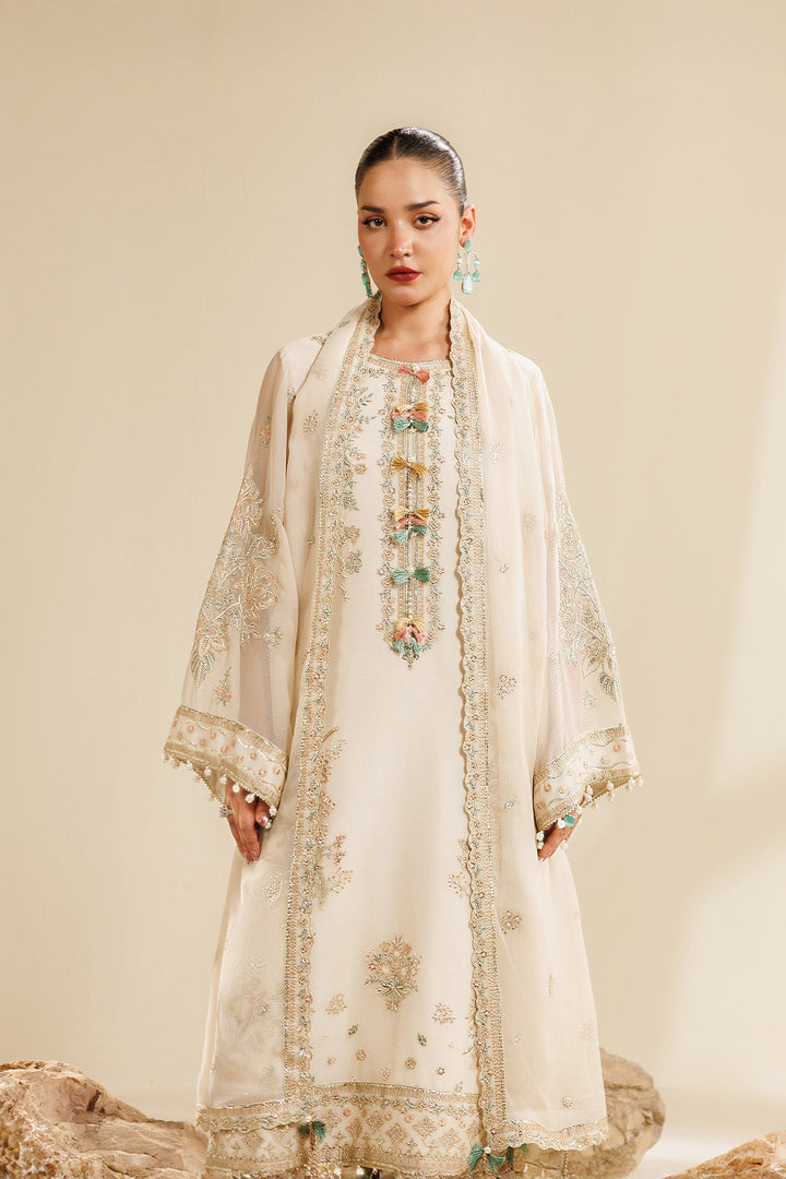 Sireine by Alizeh Fashion Unstitched Embroidered Chiffon 3 Piece Suit AF26UCS AF-CH-2289-CLOUD - Festive Collection
