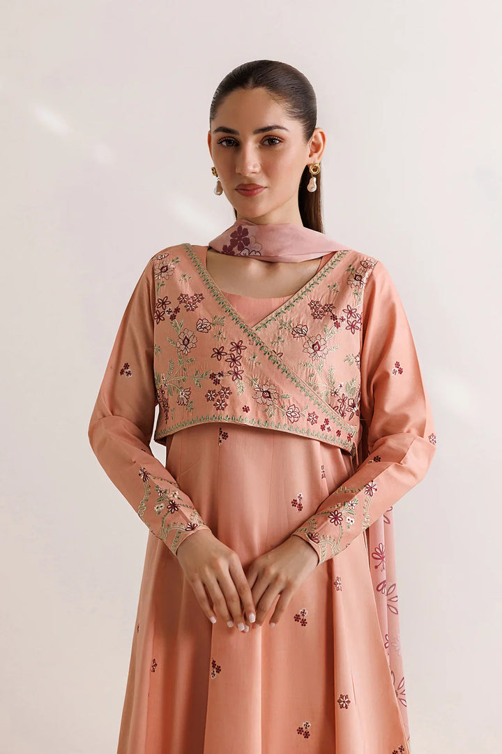 Mistfall by Panache Apparel RTW Embroidered Cotton 3 Piece Suit virelle Eid Collection