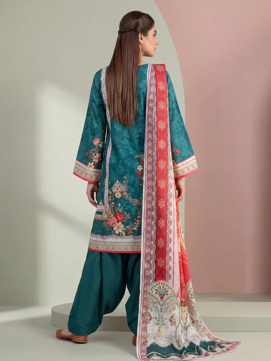 Salitex Women Unstitched Printed Lawn 3 Piece Suit SSW8U3P443 Casual Collection