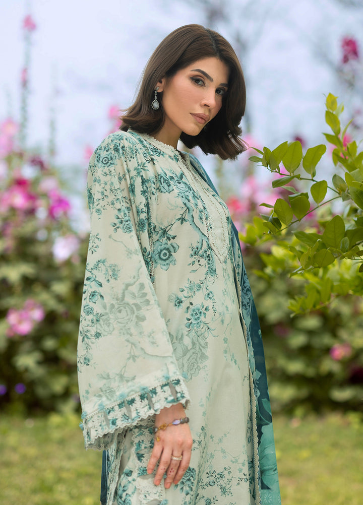 Bridgerton by Elaf Unstitched Printed Lawn 3 Piece Suit EL26ULB EPB-7A - Summer Collection