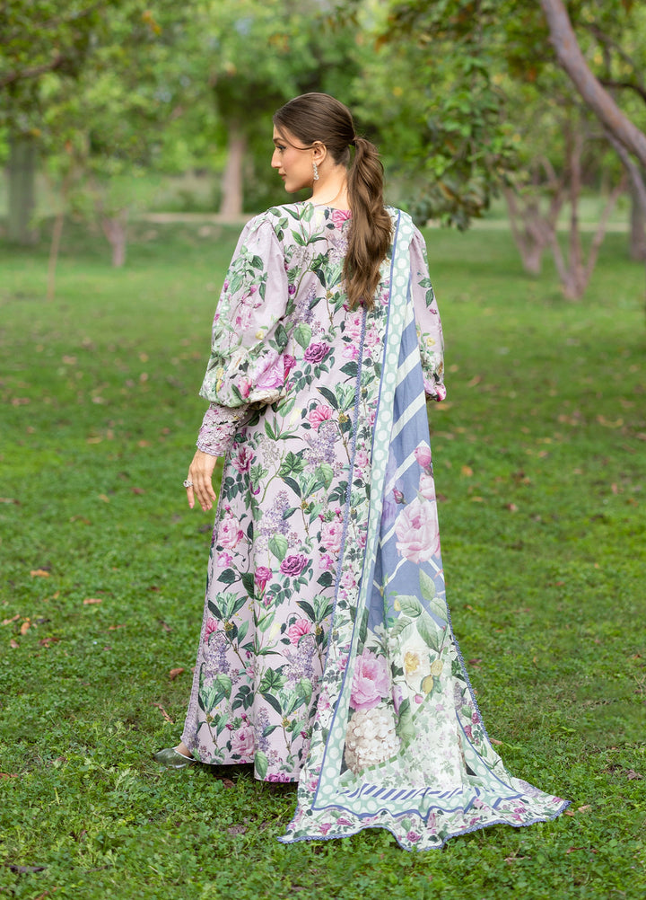 Bridgerton by Elaf Unstitched Printed Lawn 3 Piece Suit EL26ULB EPB-3A - Summer Collection