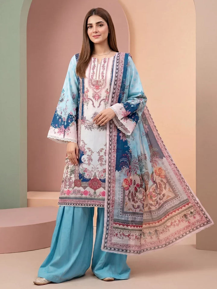 Salitex Women Unstitched Printed Lawn 3 Piece Suit SSW8U3P446 Casual Collection