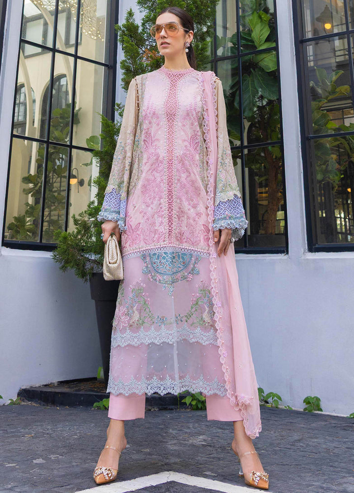 Maria B Unstitched Embroidered Lawn 3 Piece Suit MB26ULE D9 - Eid Collection