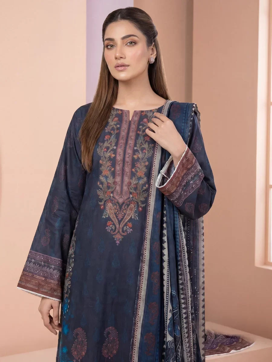 Salitex Women Unstitched Printed Lawn 3 Piece Suit SSW8U3P439 Casual Collection