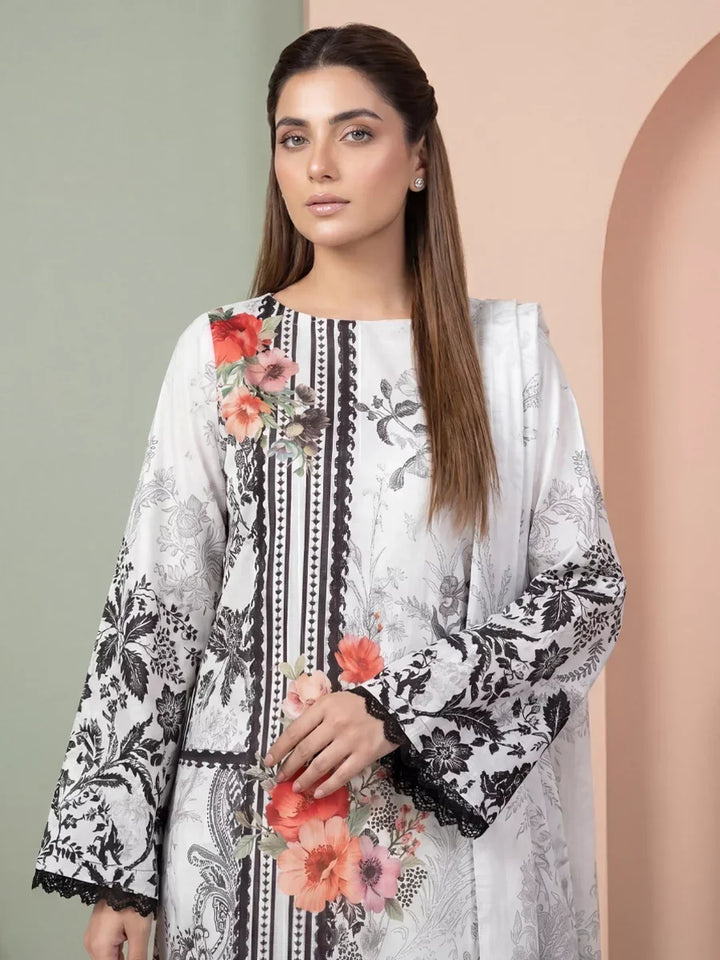 Salitex Women Unstitched Printed Lawn 3 Piece Suit SSW8U3P438 Casual Collection