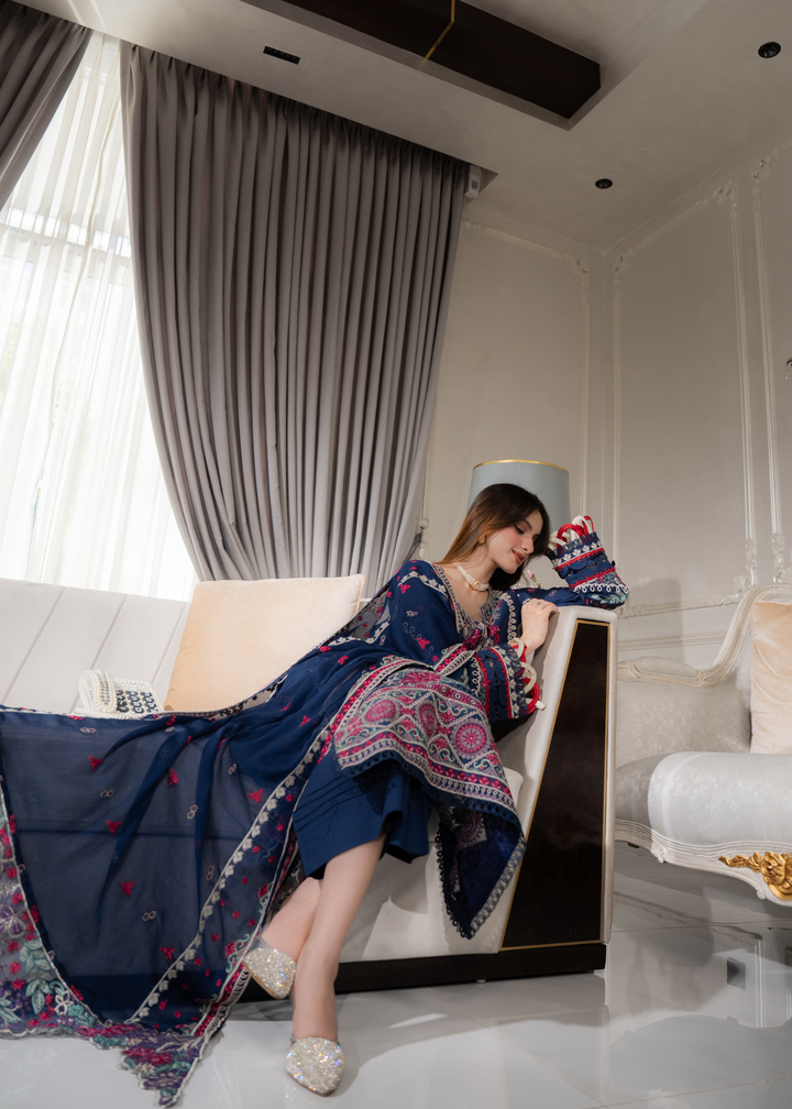 Aria By Meerak RTW Embroidered Lawn 3 Piece Suit Niva Festive Collection