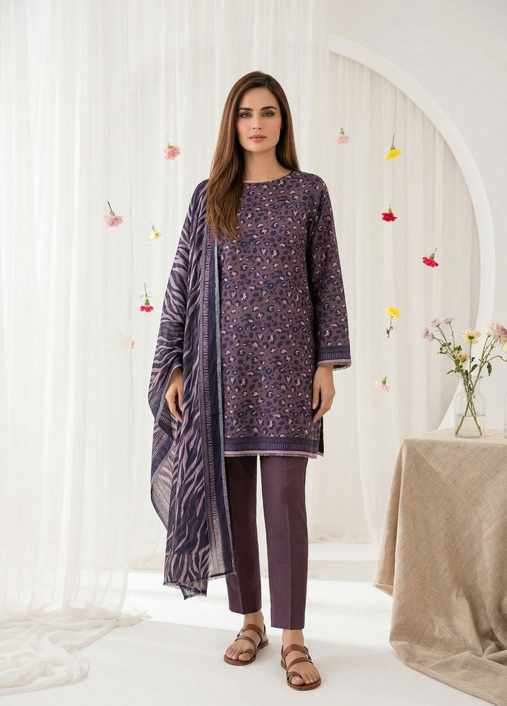 Salina by Regalia Textiles Unstitched Digital Printed Lawn 3 Piece Suit RG26ULSP D7 - Casual Collection