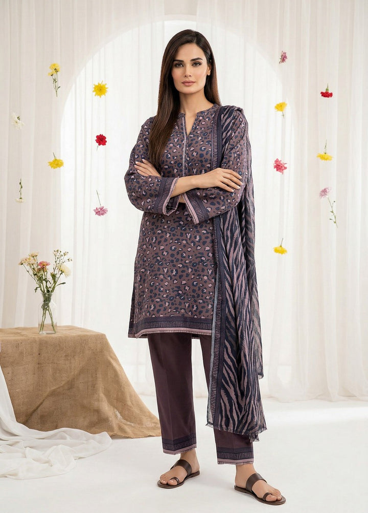 Salina by Regalia Textiles Unstitched Digital Printed Lawn 3 Piece Suit RG26ULSP D7 - Casual Collection