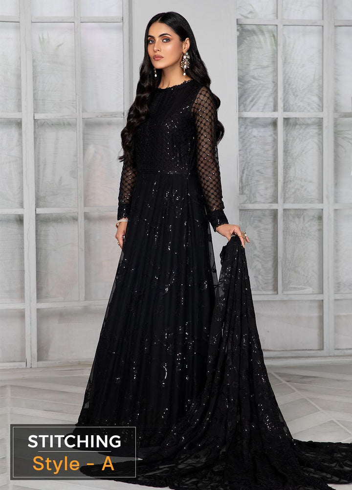 Bahaar by Zarif Embroidered  Suits Unstitched 3 Piece ZR25UF ZB 02 OMROSE - Luxury Collection