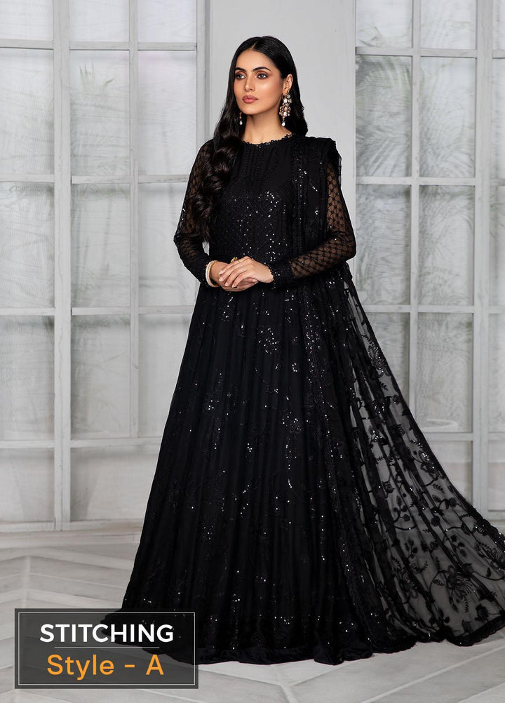 Bahaar by Zarif Embroidered  Suits Unstitched 3 Piece ZR25UF ZB 02 OMROSE - Luxury Collection