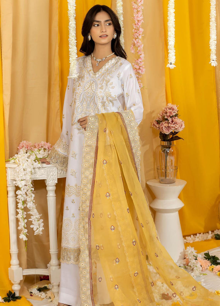 Ghazal By Humdum Embroidered Lawn Suits Unstitched 3 Piece HD23G D-02 - Summer Collection