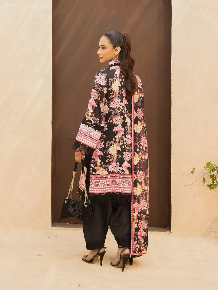 Dastaan by Menaal Unstitched Printed Lawn 3 Piece Suit ML26ULS DP-04A - Festive Collection