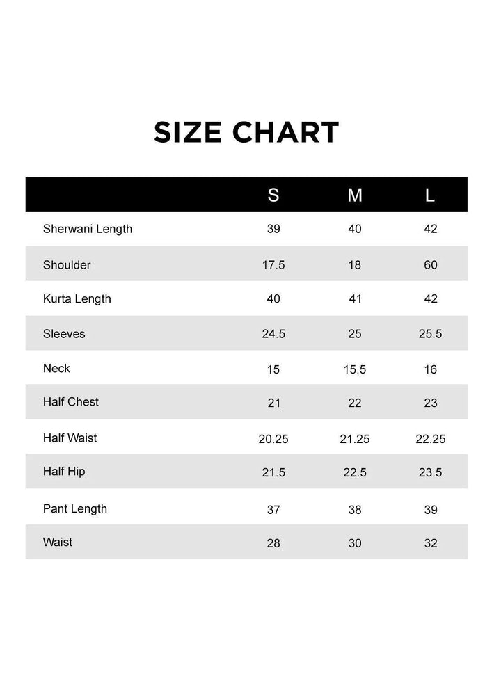 Mushq Raw Silk Formal Sherwani for Men -  MLM22-01 ROSTAM