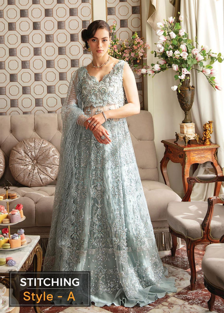 Serendipity by Mushq Embroidered Net Suits Unstitched 4 Piece MQ22S TDL22-08 Sabine - Luxury Wedding Collection