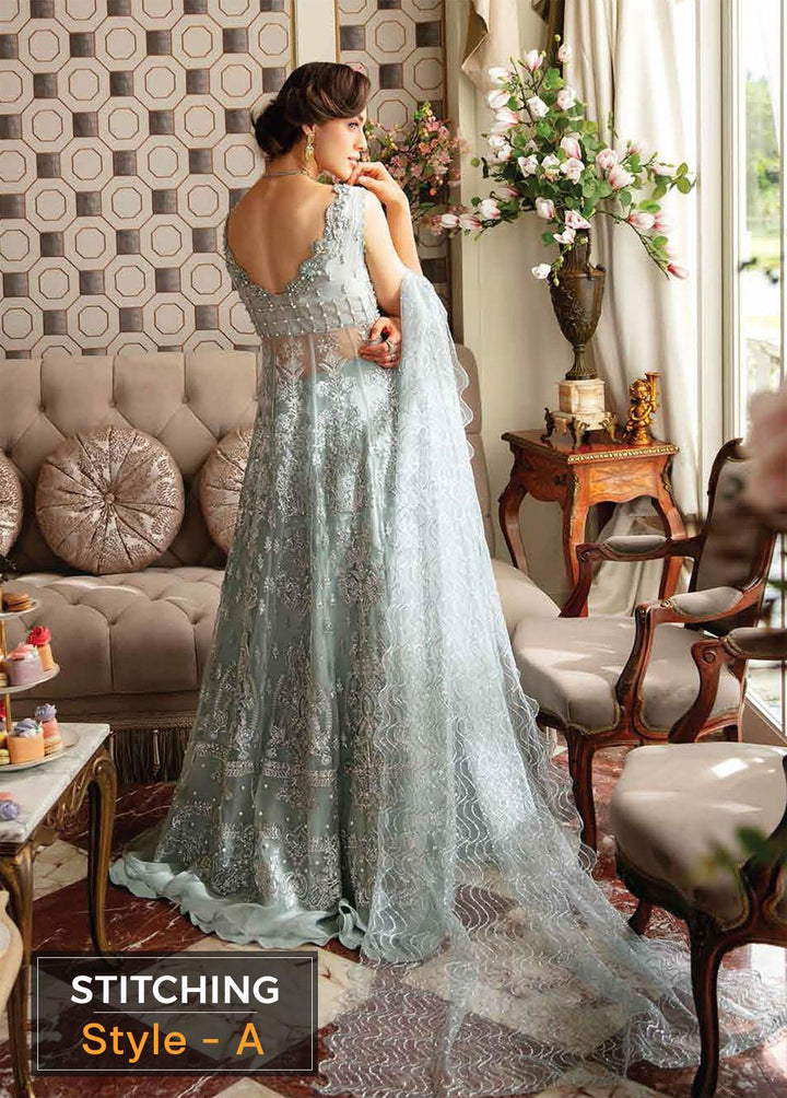 Serendipity by Mushq Embroidered Net Suits Unstitched 4 Piece MQ22S TDL22-08 Sabine - Luxury Wedding Collection