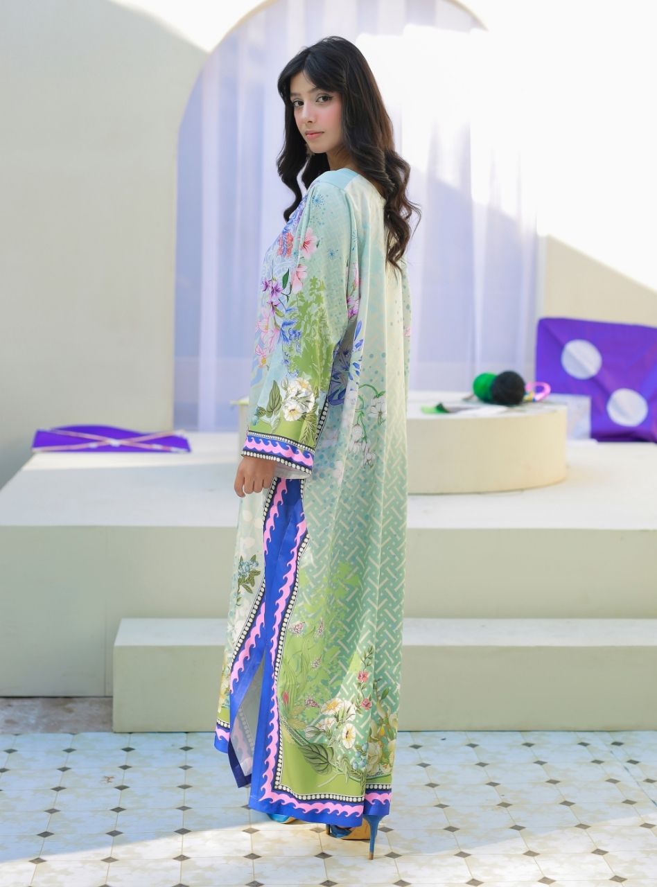 Printnation by Anayra Amal RTW Printed Poly Raw Silk 1 Piece Pattern Play - Casual Collection