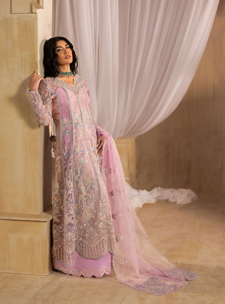 Tehwaar by Anayra Amal RTW Embroidered Organza 3 Piece Suit Ayra Wedding Collection