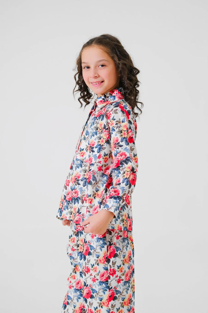 Dhaga Kids Pret Printed Poly lawn 2 Piece Parfait SPD25K02 - Summer Collection