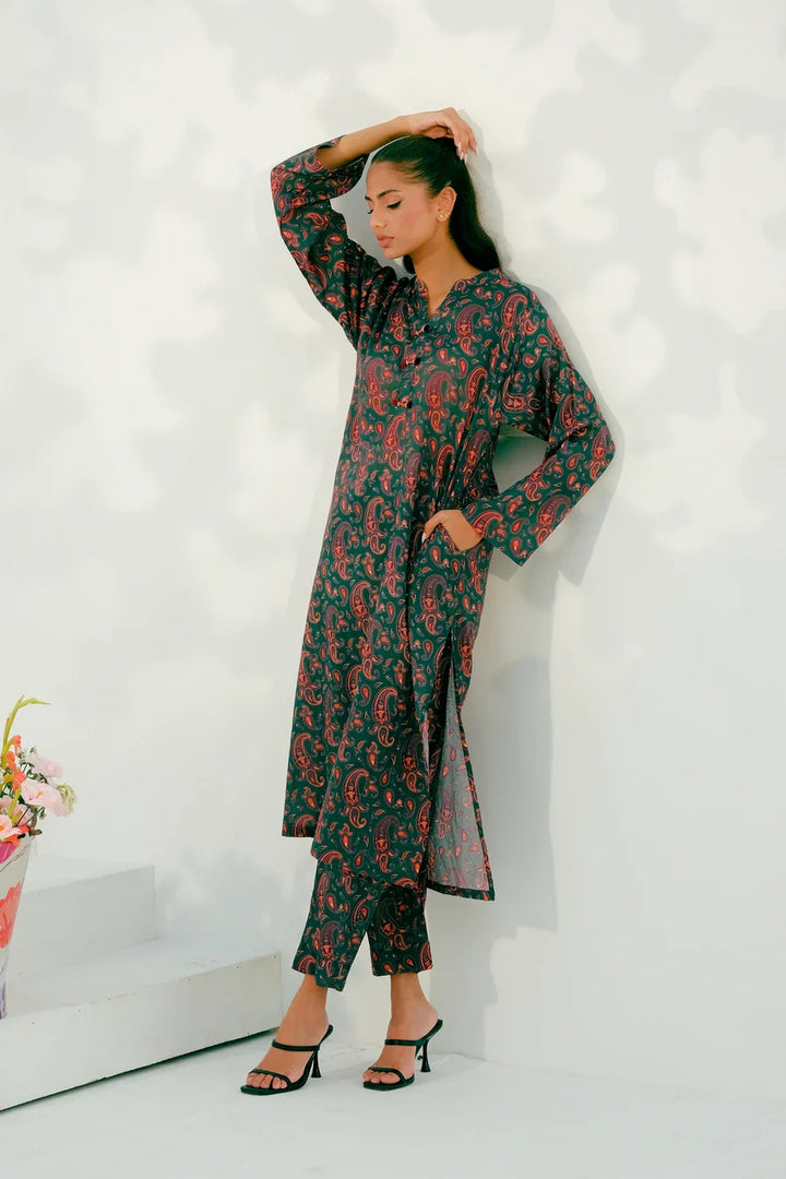 Dhaga Women Pret Printed 2 Piece Lawn Matching Separate FW24DSP001 - Summer Collection