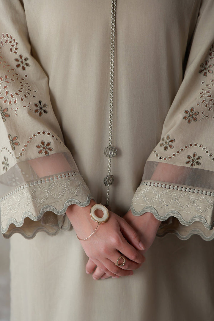 Neutral Edit by Sahar RTW Embroidered Cambric 2 Piece Suit Desert Muse Casual Collection