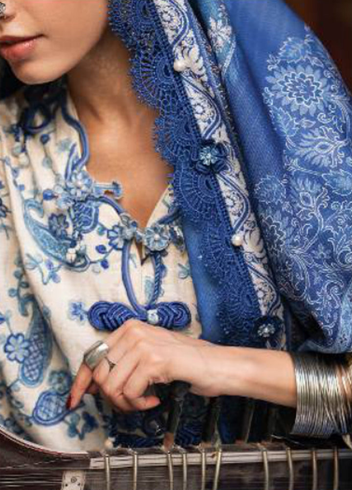 M Prints by Maria B Unstitched Printed Cambric 3 Piece Suit MB26UPC 8A - Casual Collection
