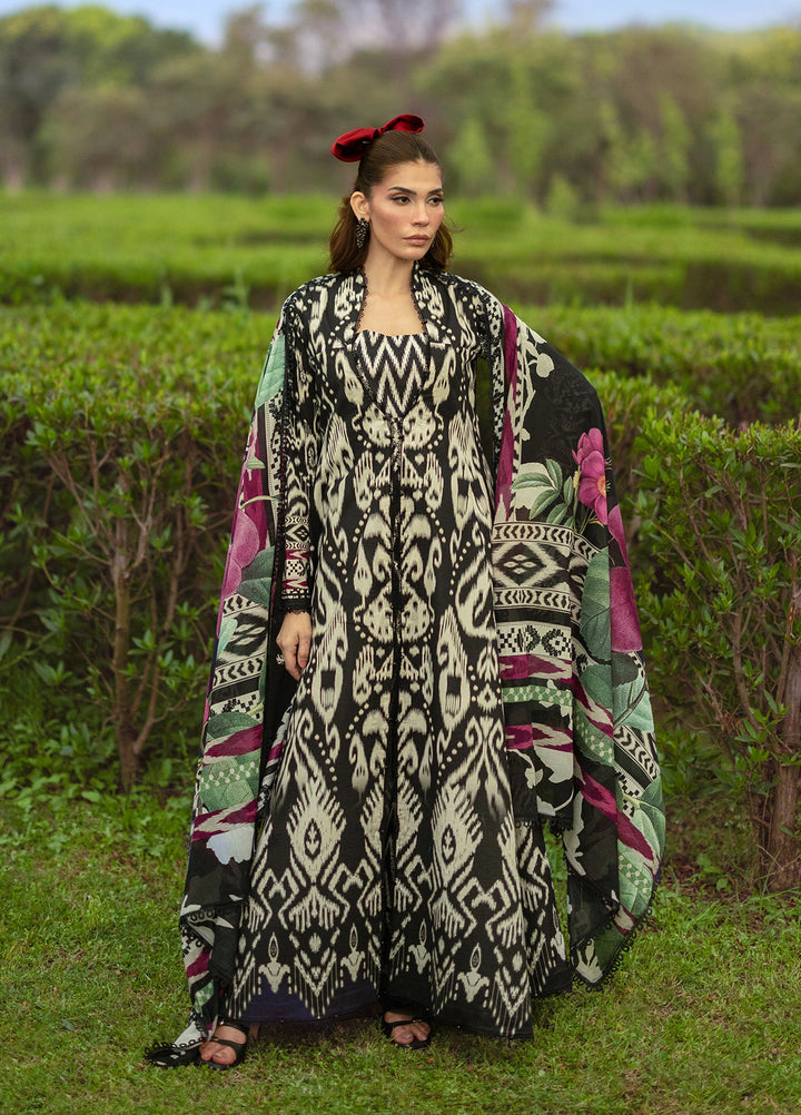 Bridgerton by Elaf Unstitched Printed Lawn 3 Piece Suit EL26ULB EPB-1B - Summer Collection