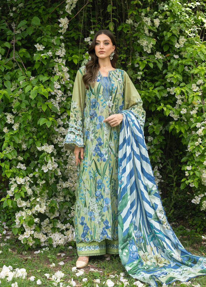 Bridgerton by Elaf Unstitched Printed Lawn 3 Piece Suit EL26ULB EPB-2A - Summer Collection