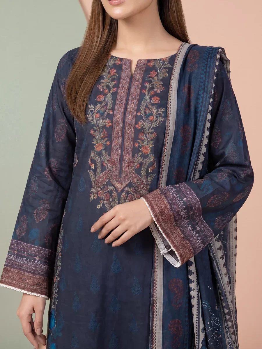 Salitex Women Unstitched Printed Lawn 3 Piece Suit SSW8U3P439 Casual Collection
