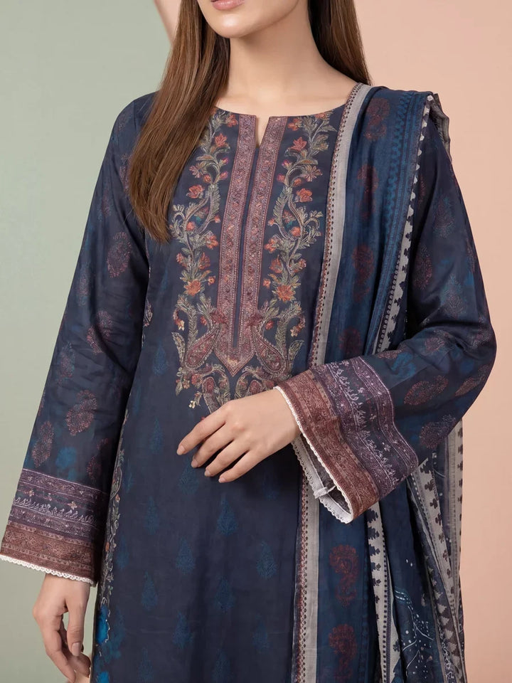 Salitex Women Unstitched Printed Lawn 3 Piece Suit SSW8U3P439 Casual Collection