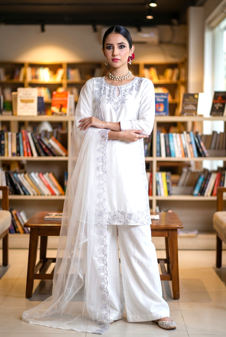 Heritage by Maherposh RTW Embroidered Lawn 3 Piece Suit MASHAL Festive Collection