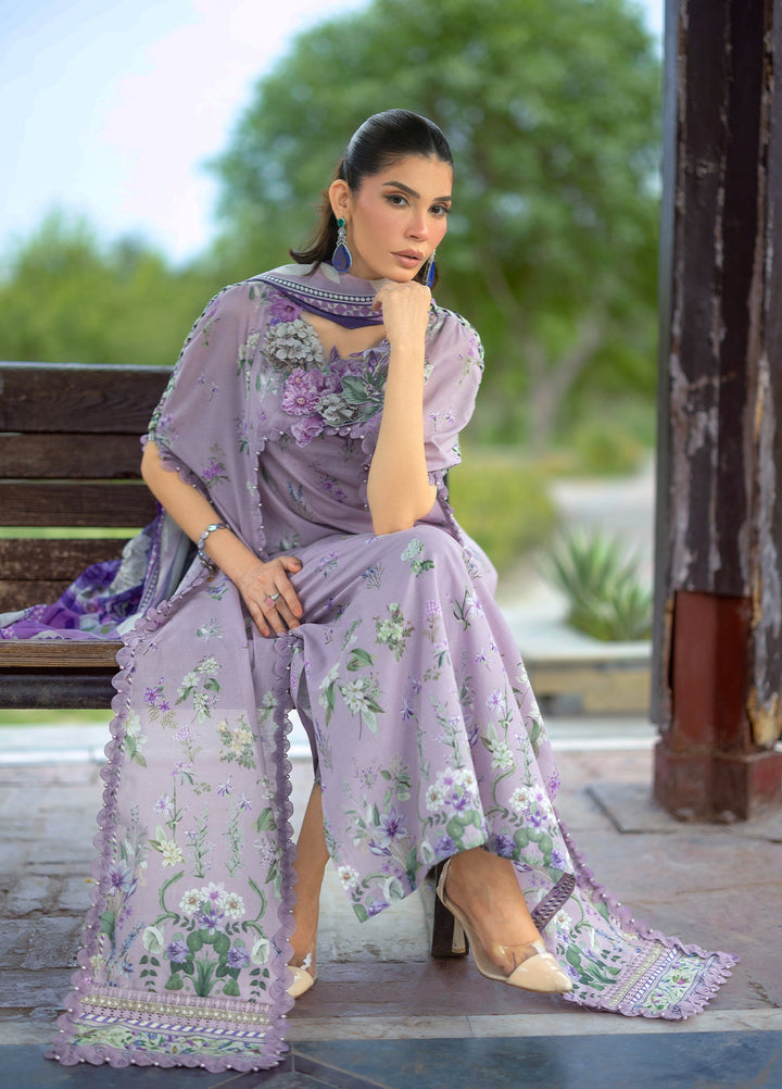 Bridgerton by Elaf Unstitched Printed Lawn 3 Piece Suit EL26ULB EPB-6A - Summer Collection