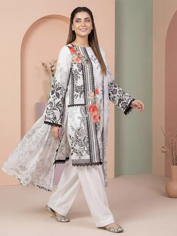 Salitex Women Unstitched Printed Lawn 3 Piece Suit SSW8U3P438 Casual Collection