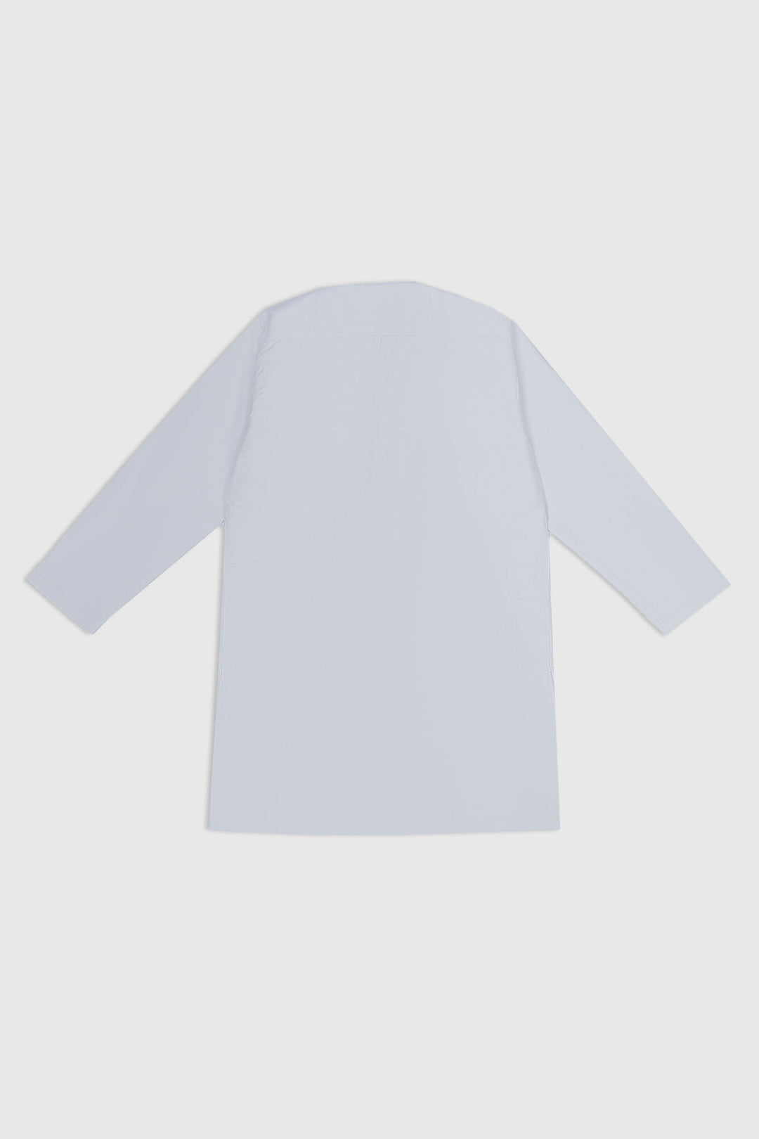 Muraqsh Ready To Wear Solids Cotton Boys Off White Blended Kurta Trouser MUR-OWK - Summer Collection