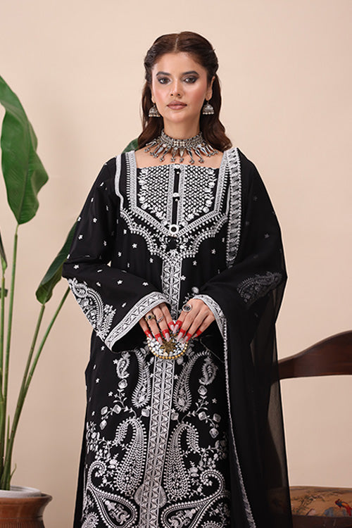 La Elise Women RTW Embroidered Lawn 3 Piece Suit 0001401 Sanam - Casual Collection