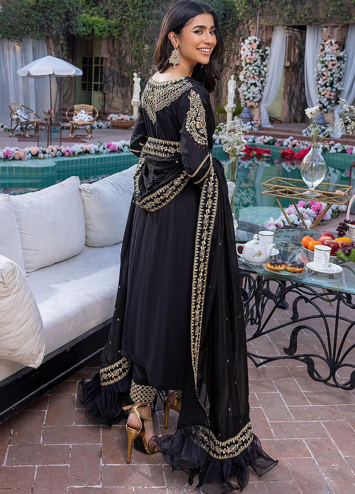 Azure Pret Embroidered Cotton Silk 3 Piece Dress Royal Onyx RO297