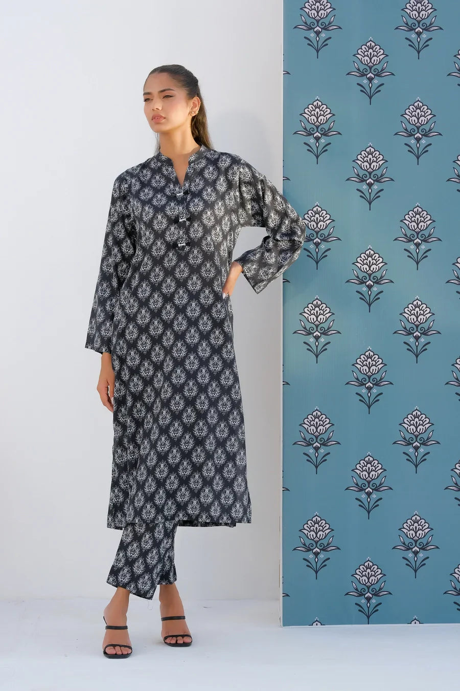 Dhaga Women Pret Printed 2 Piece Lawn Matching Separate FW24DSP006 - Summer Collection