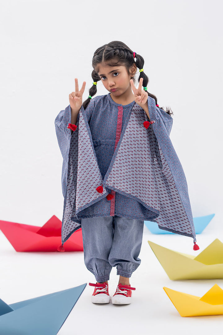 Senorita Kids RTW Blue Casual 2 Piece Suit Denim  KAC-02390 - Winter Collection