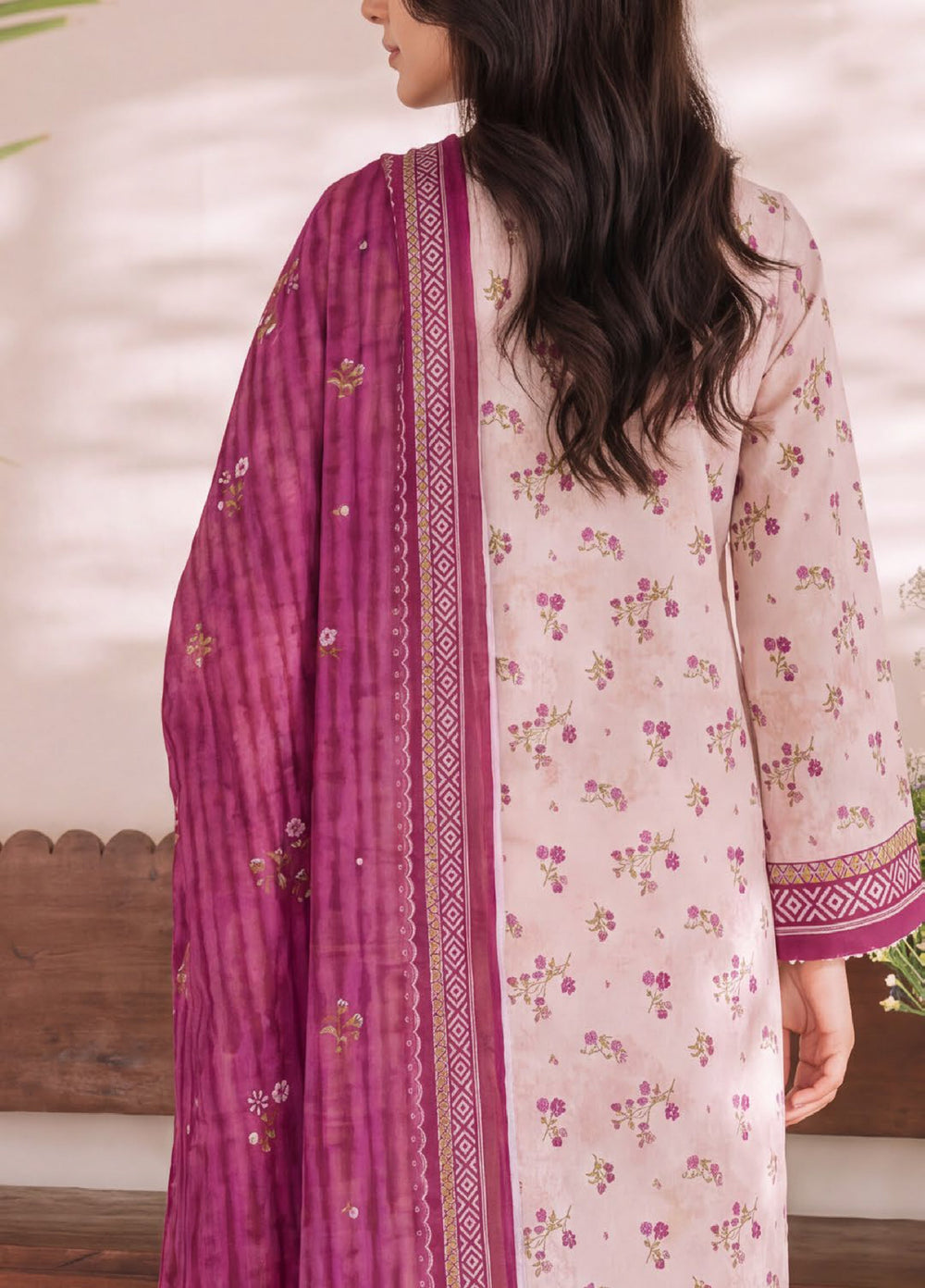 VS Textiles Unstitched Printed Lawn 3 Piece Suit VS26UL D-01 - Casual Collection