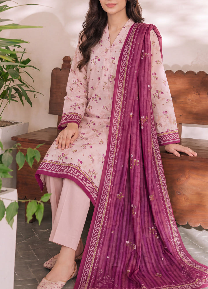 VS Textiles Unstitched Printed Lawn 3 Piece Suit VS26UL D-01 - Casual Collection