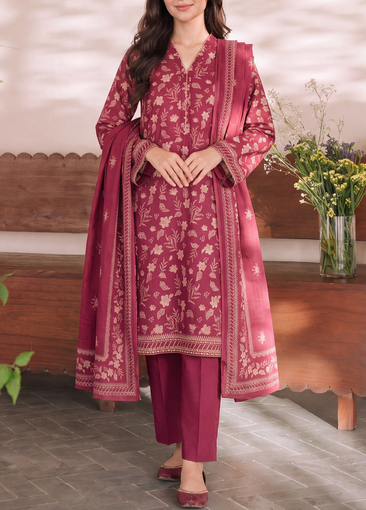 VS Textiles Unstitched Printed Lawn 3 Piece Suit VS26UL D-02 - Casual Collection