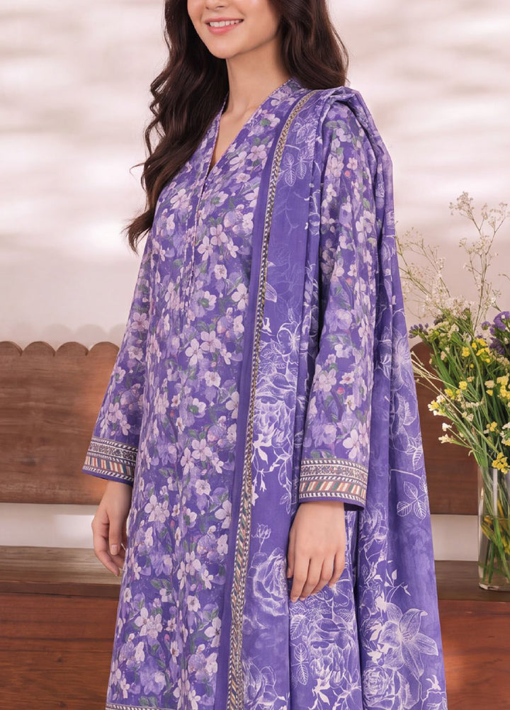 VS Textiles Unstitched Printed Lawn 3 Piece Suit VS26UL D-07 - Casual Collection
