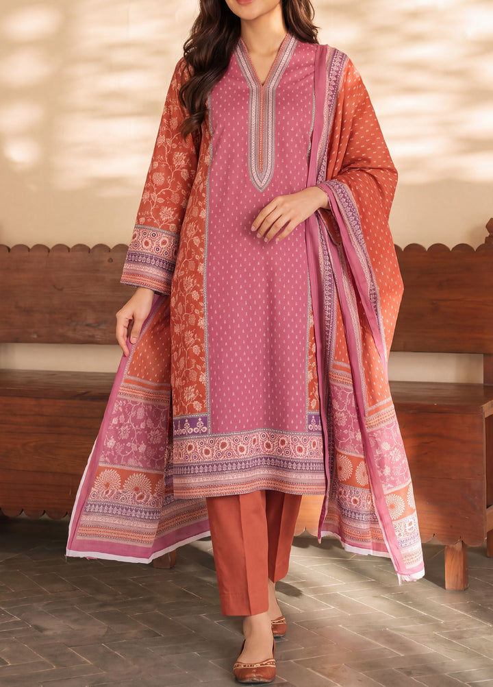 VS Textiles Unstitched Printed Lawn 3 Piece Suit VS26UL D-10 - Casual Collection