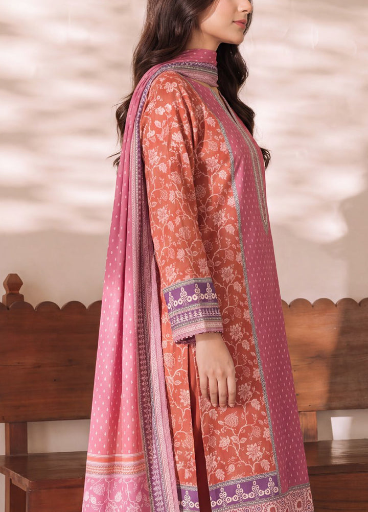 VS Textiles Unstitched Printed Lawn 3 Piece Suit VS26UL D-10 - Casual Collection