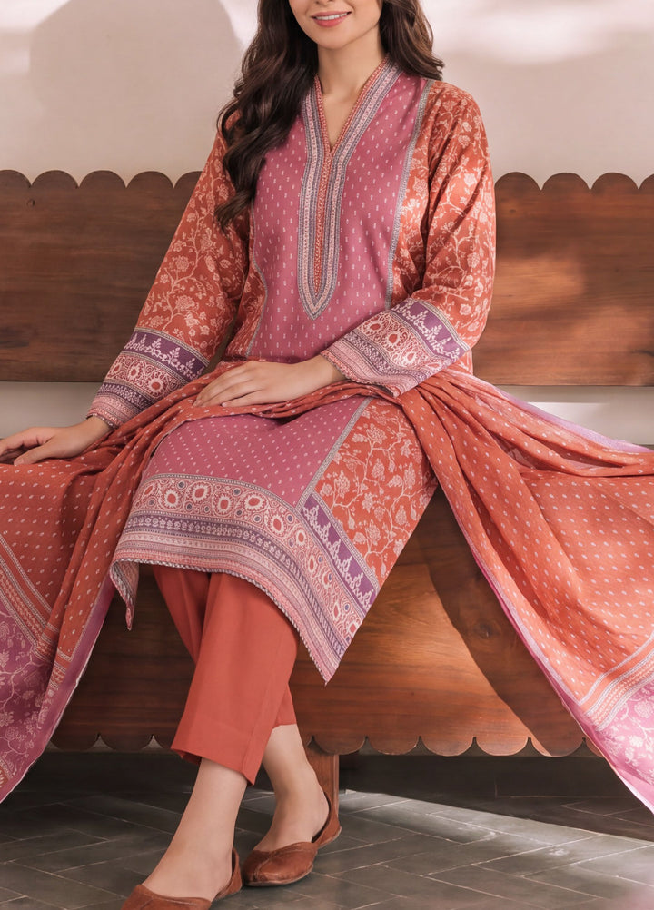 VS Textiles Unstitched Printed Lawn 3 Piece Suit VS26UL D-10 - Casual Collection