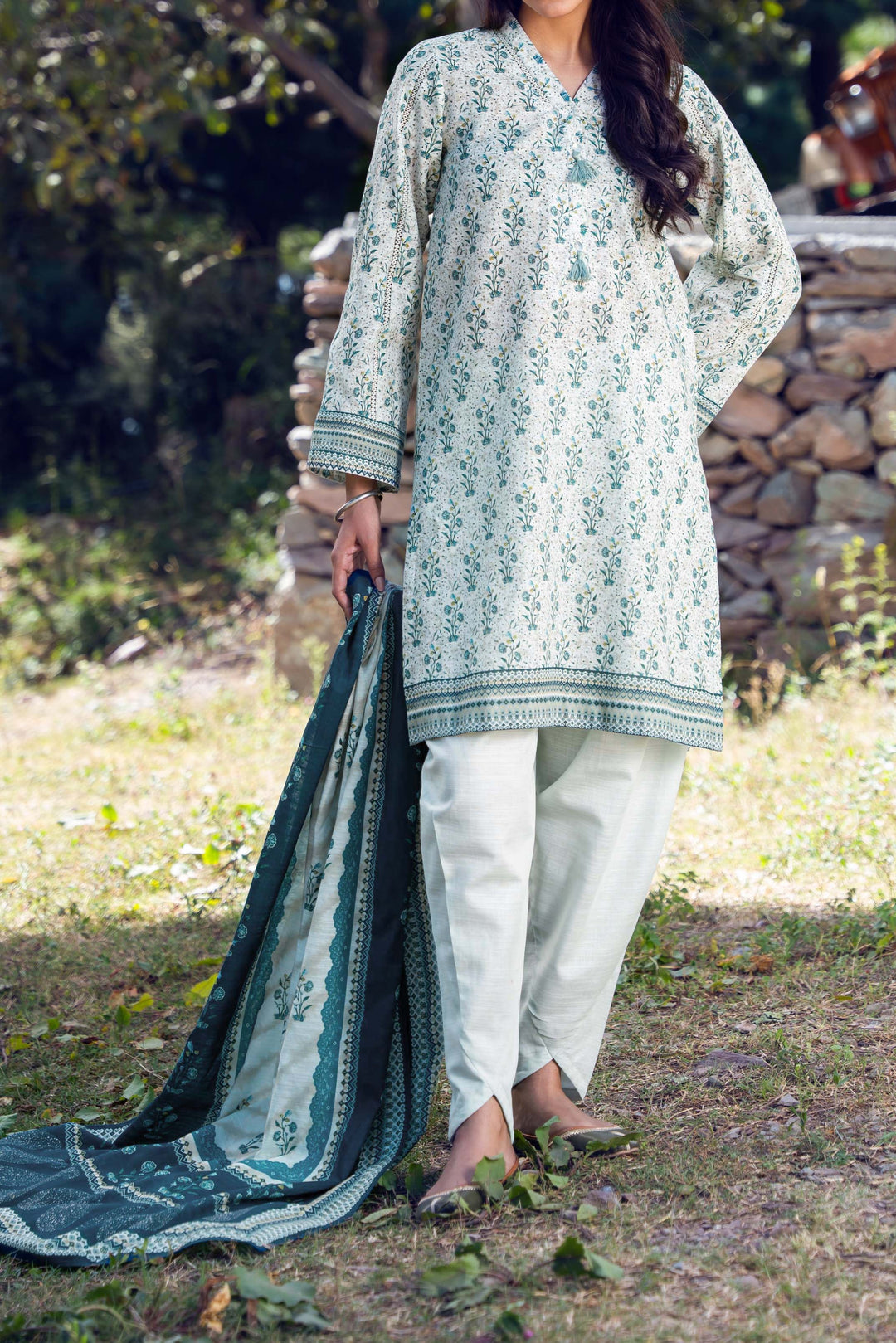 Narmin by Narkin's Unstitched Printed Khaddar 3 Piece Suit NN26UK NUWKDP-3145 - Casual Collection