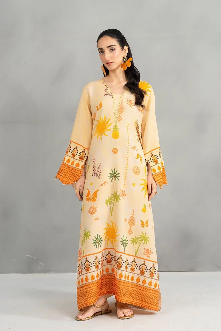 Dear Summer by Panache Women RTW Printed Lawn 2 Piece Suit Yellow Bloom - Festive Collection