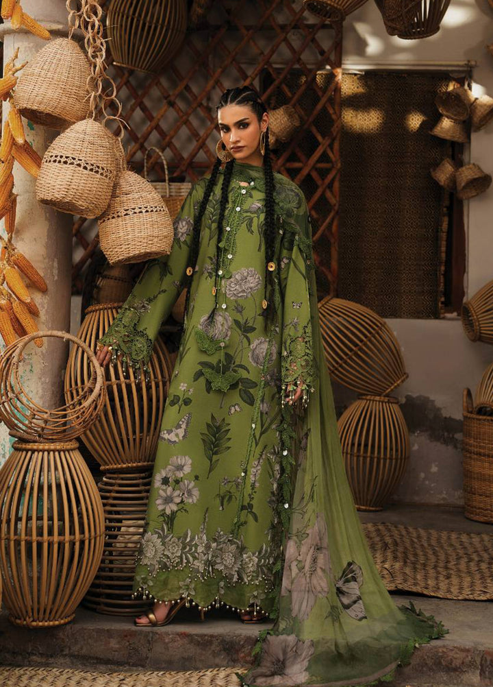 M Prints by Maria B Unstitched Printed Cambric 3 Piece Suit MB26UPC 9B - Casual Collection