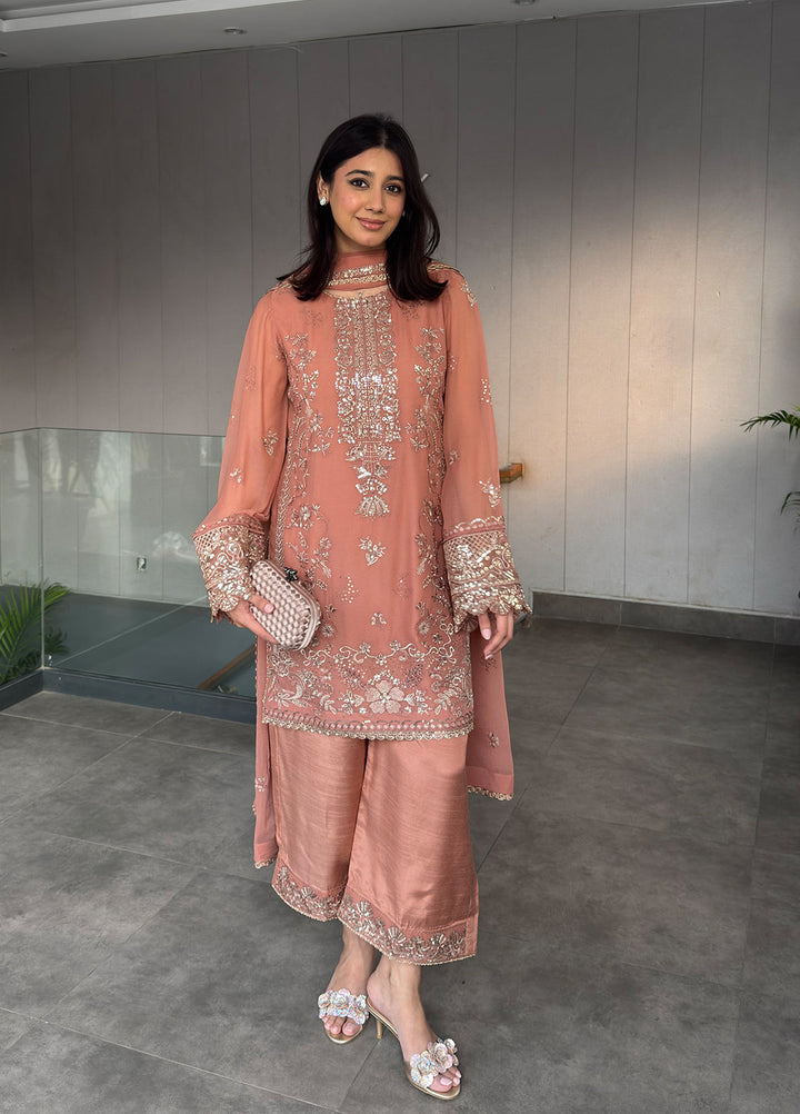 Maison d'or by Sahane Unstitched Embroidered Chiffon 3 Piece Suit CT-27006 SORELLE - Festive Collection